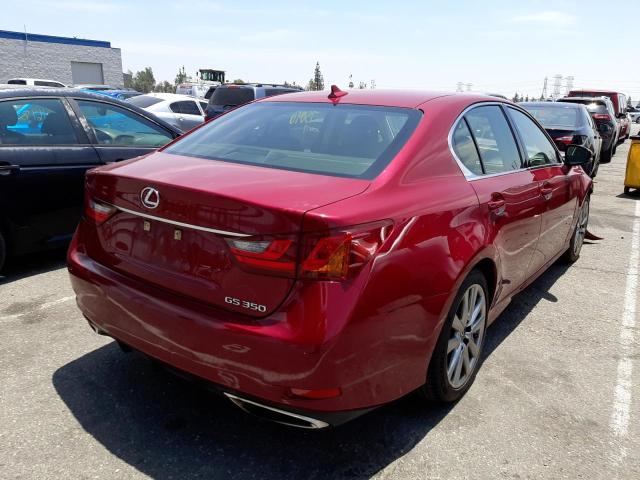 Photo 4 from auction – 2013 LEXUS GS 350 with VIN JTHBE1BL7D5006327