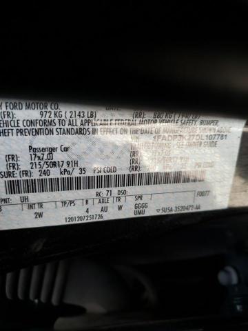 Photo 10 from auction – 2013 FORD FOCUS SE with VIN 1FADP3K27DL107781
