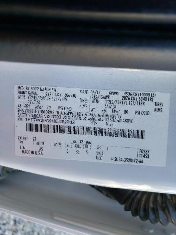 صورة رقم 10 من المزاد - 2017 FORD F250 SUPER مع VIN 1FT7W2B69HED92002