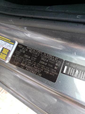 Photo 10 from auction – 2016 KIA FORTE EX with VIN KNAFX6A80G5598307