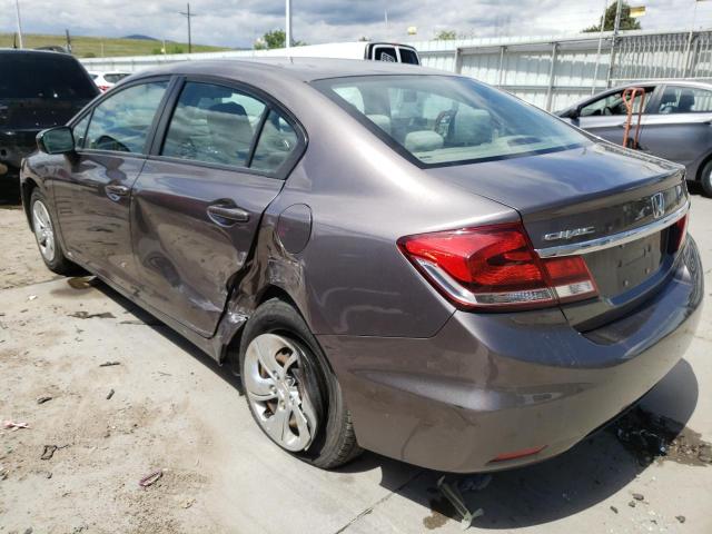 Photo 3 from auction – 2014 HONDA CIVIC LX with VIN 19XFB2F52EE238899