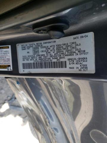 Photo 10 from auction – 2005 TOYOTA 4RUNNER SR with VIN JTEZU14R050045193