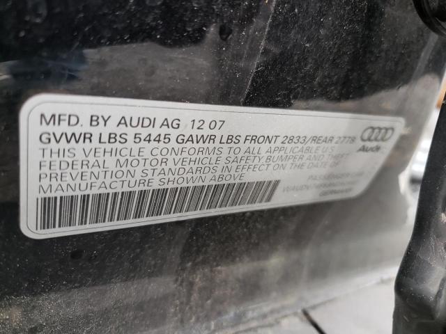Photo 10 from auction – 2008 AUDI A6 4.2 QUA with VIN WAUDV74F68N092642