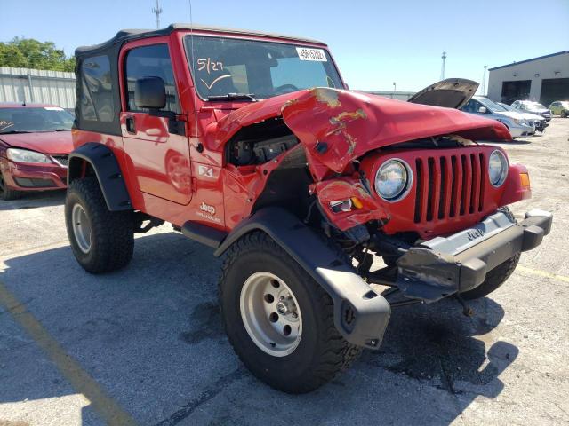 JEEP WRANGLER X 2004 with VIN 1J4FA39S24P720808 - Photo from auction