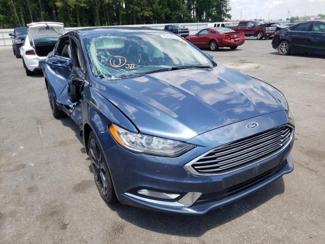 FORD FUSION SE 2018 with VIN 3FA6P0LU1JR269264 - Photo from auction