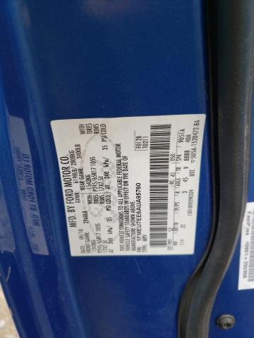FORD EXPLORER E 2010 with VIN 1FMEU7EE6AUA95760 - Photo from auction