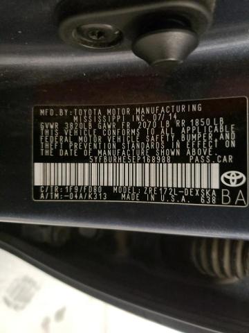 Photo 10 from auction – 2014 TOYOTA COROLLA L with VIN 5YFBURHE5EP168988