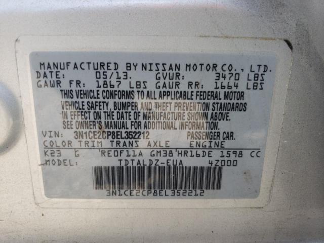 Photo 10 from auction – 2014 NISSAN VERSA NOTE with VIN 3N1CE2CP8EL352212