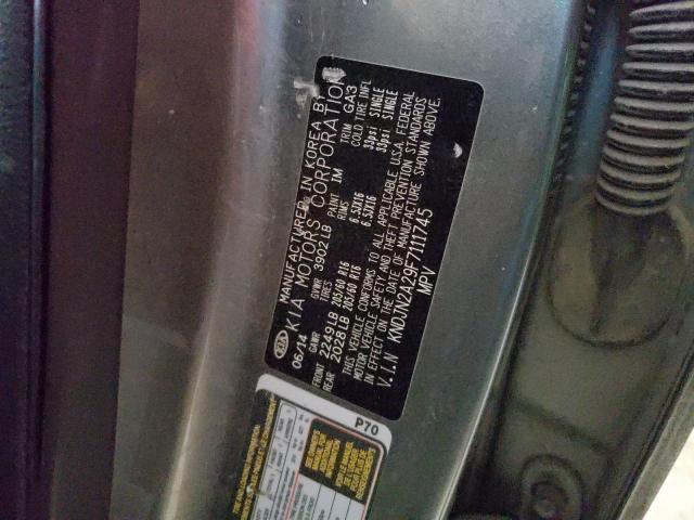 Photo 10 from auction – 2015 KIA SOUL with VIN KNDJN2A29F7111745