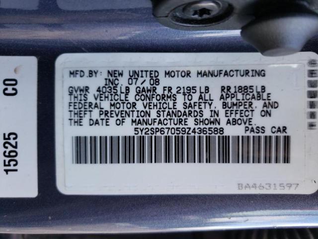 Photo 10 from auction – 2009 PONTIAC VIBE with VIN 5Y2SP67059Z436588