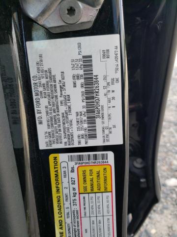 Photo 10 from auction – 2017 FORD FUSION SE with VIN 3FA6P0HD7HR263844