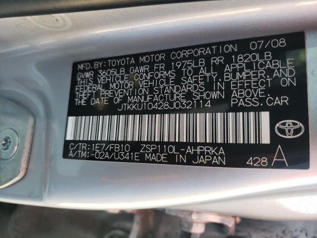 Photo 10 from auction – 2008 TOYOTA SCION XD with VIN JTKKU10428J032114