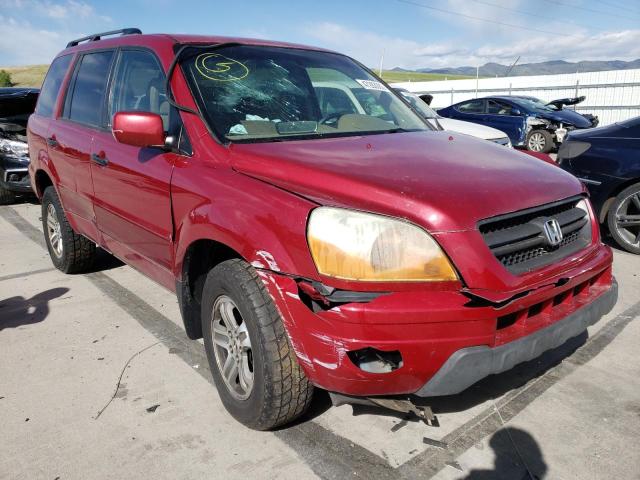 HONDA PILOT EXL 2004 with VIN 2HKYF18614H545441 - Photo from auction