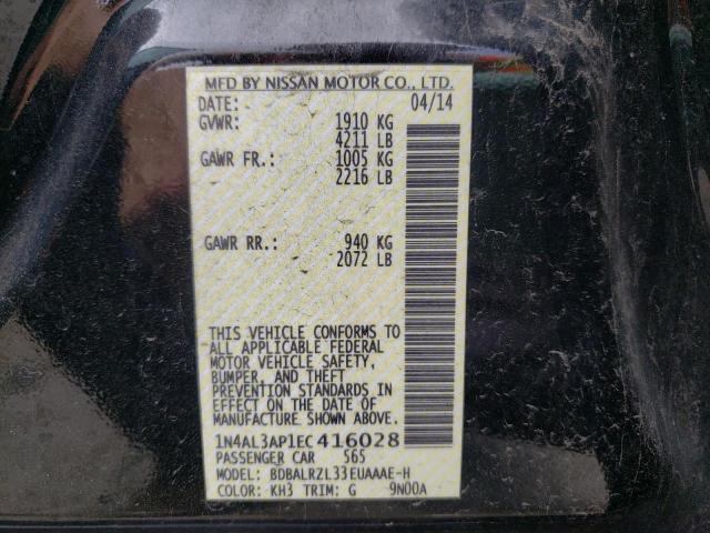 Foto 10 de la subasta – 2014 NISSAN ALTIMA 2.5 con VIN 1N4AL3AP1EC416028