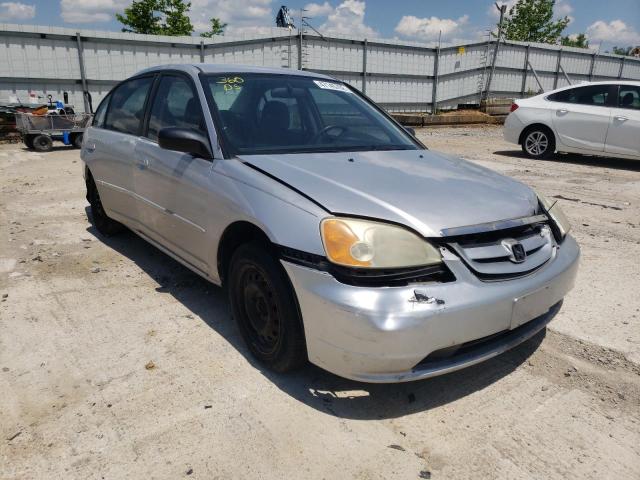 HONDA CIVIC DX 2001 with VIN 1HGES162X1L072291 - Photo from auction