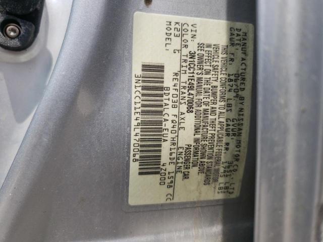 Photo 10 from auction – 2009 NISSAN VERSA S with VIN 3N1CC11E49L470068