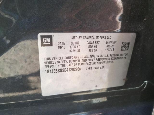 Photo 10 from auction – 2014 CHEVROLET SONIC LTZ with VIN 1G1JE5SG2E4128293