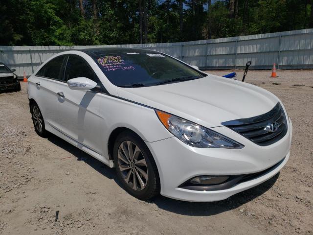 HYUNDAI SONATA SE 2014 with VIN 5NPEC4AC0EH821428 - Photo from auction