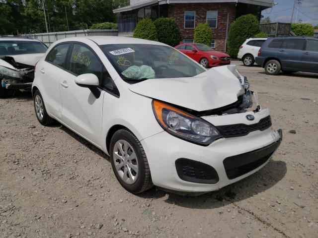 KIA RIO LX 2014 with VIN KNADM5A34E6415237 - Photo from auction