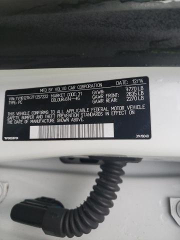 Photo 10 from auction – 2015 VOLVO S60 PREMIE with VIN YV1612TK7F1357222