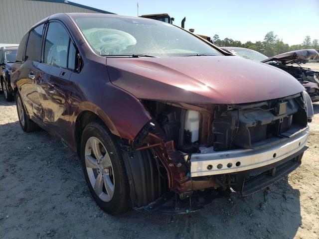 HONDA ODYSSEY EX 2018 with VIN 5FNRL6H76JB027340 - Photo from auction