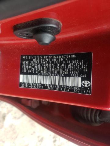 Photo 10 from auction – 2017 TOYOTA COROLLA L with VIN 5YFBURHE6HP712337