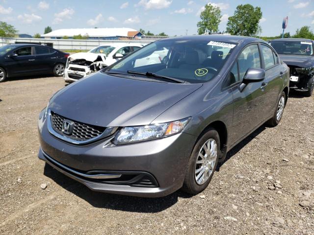 Photo 2 from auction – 2013 HONDA CIVIC LX with VIN 19XFB2F57DE004143