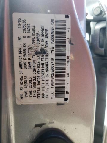 Photo 10 from auction – 2006 ACURA 3.2TL with VIN 19UUA66266A009719