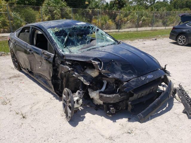 FORD FUSION SE 2018 with VIN 3FA6P0HD8JR280903 - Photo from auction