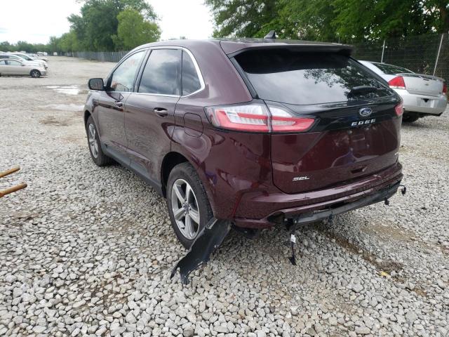Photo 3 from auction – 2021 FORD EDGE SEL with VIN 2FMPK4J91MBA33408