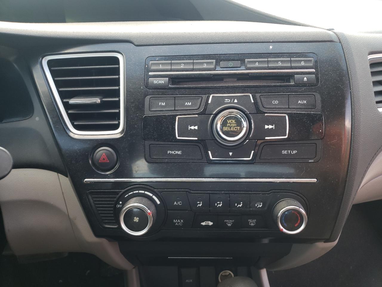 Photo 9 from auction – 2013 HONDA CIVIC LX with VIN 19XFB2F51DE098035
