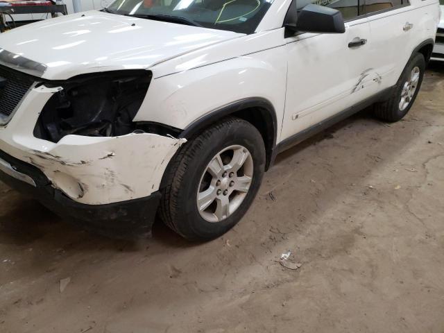 Photo 9 from auction – 2010 GMC ACADIA SLE with VIN 1GKLVLED4AJ111100