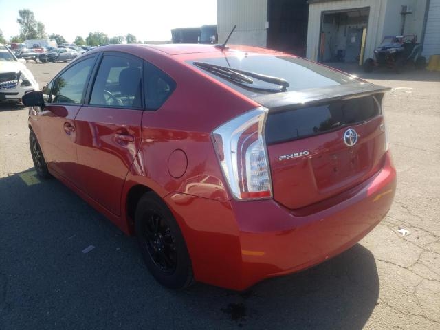 Photo 3 from auction – 2012 TOYOTA PRIUS with VIN JTDKN3DU7C1556300