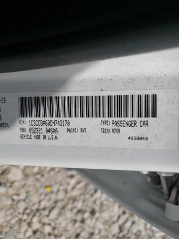 Photo 10 from auction – 2013 CHRYSLER 200 LX with VIN 1C3CCBAG0DN743170