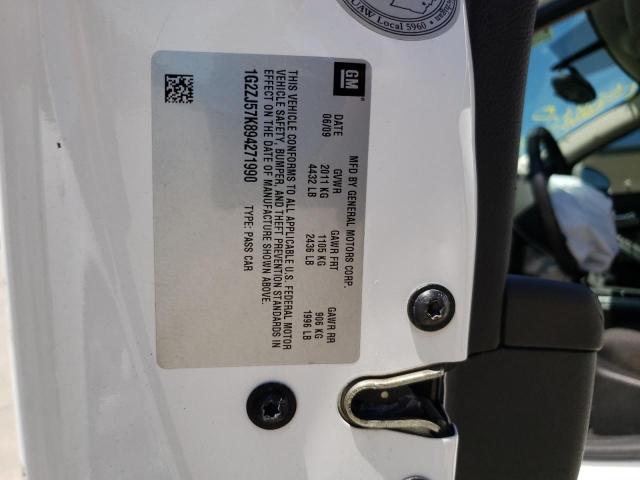 Photo 10 from auction – 2009 PONTIAC G6 with VIN 1G2ZJ57K894271990