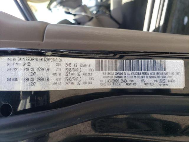 Photo 10 from auction – 2000 JEEP GRAND CHER with VIN 1J4GW58N5YC189484