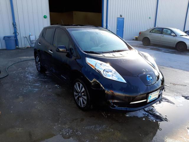 NISSAN LEAF S 2015 مع رقم تعريف المركبة 1N4AZ0CPXFC313556 - صورة من المزاد
