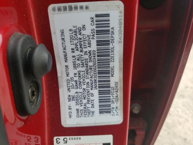 Photo 10 from auction – 2006 TOYOTA COROLLA CE with VIN 1NXBR32E66Z603489