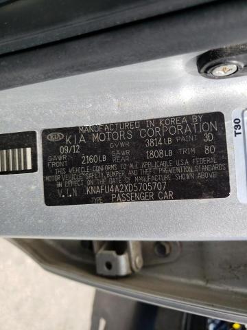 Photo 10 from auction – 2013 KIA FORTE EX with VIN KNAFU4A2XD5705707
