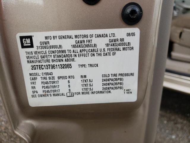 Photo 10 from auction – 2006 GMC NEW SIERRA with VIN 2GTEC13T961132065