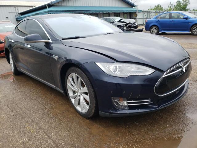 TESLA MODEL S 2014 with VIN 5YJSA1H13EFP65382 - Photo from auction