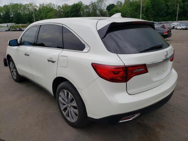 Photo 3 from auction – 2016 ACURA MDX TECHNO with VIN 5FRYD4H66GB061645