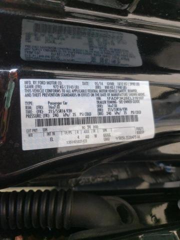 Photo 10 from auction – 2014 FORD FOCUS SE with VIN 1FADP3K26EL316107