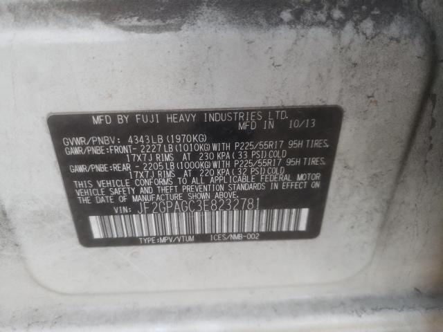 Photo 10 from auction – 2014 SUBARU XV CROSSTR with VIN JF2GPAGC3E8232781