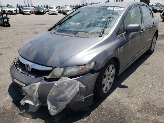 Photo 2 from auction – 2010 HONDA CIVIC LX with VIN 19XFA1F52AE080698