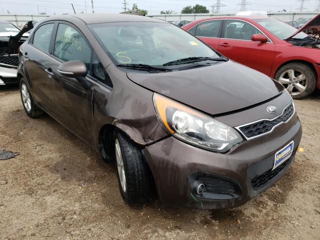 KIA RIO EX 2013 with VIN KNADN5A33D6255749 - Photo from auction