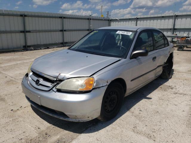 Photo 2 from auction – 2001 HONDA CIVIC DX with VIN 1HGES162X1L072291