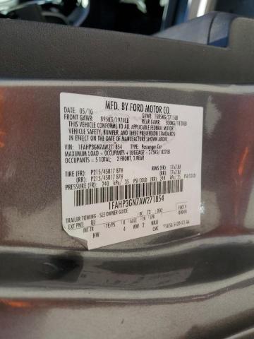 Photo 10 from auction – 2010 FORD FOCUS SES with VIN 1FAHP3GN7AW271854