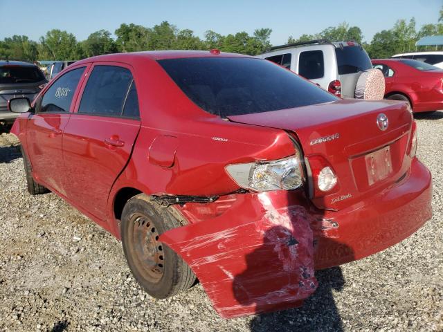 Photo 3 from auction – 2009 TOYOTA COROLLA BA with VIN JTDBL40EX9J033372