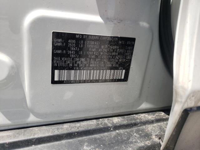 Photo 10 from auction – 2019 SUBARU OUTBACK 2. with VIN 4S4BSANC3K3330482